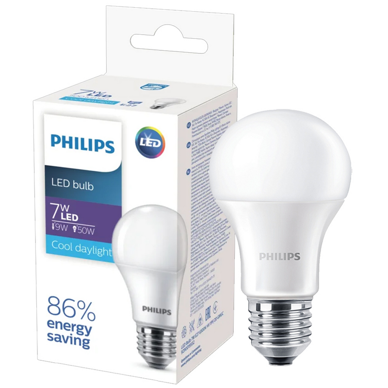 Лампа світлодіодна Philips (8718699639679) 7Вт, E27, 6500K